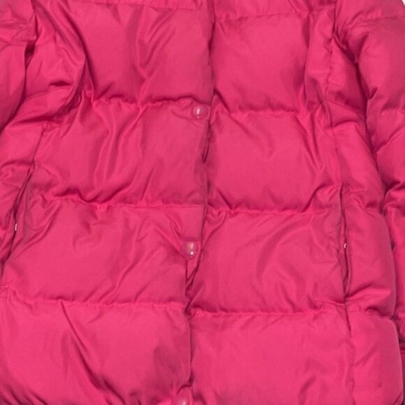 Gap kids bright pink down filled puffer winter coat size XL - Picture 3 of 14